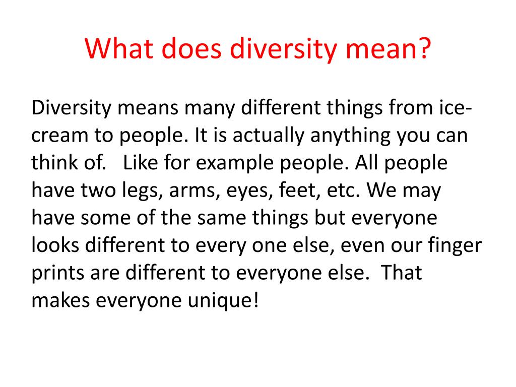 PPT Diversity! PowerPoint Presentation, free download ID2807772