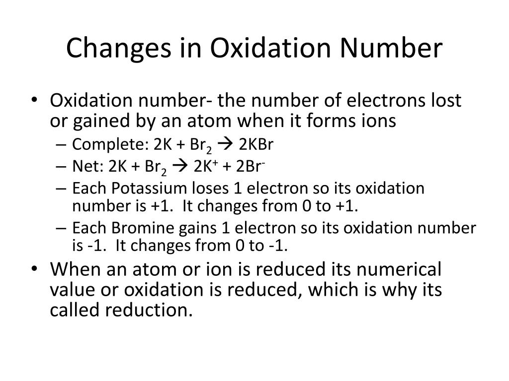 PPT Redox Reactions Oxidation and Reduction PowerPoint Presentation
