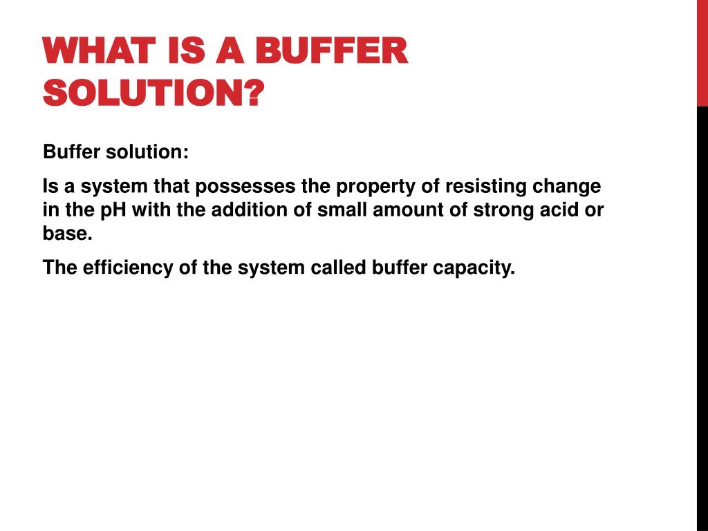 PPT Buffer solutions PowerPoint Presentation, free download ID2813415