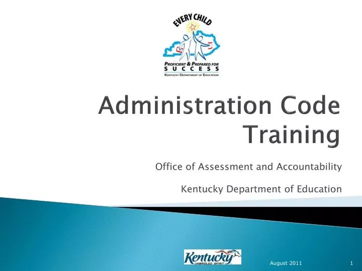 PPT Administration Code Training PowerPoint Presentation, free