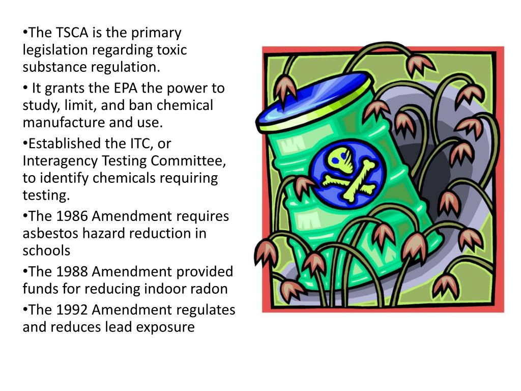 PPT The Toxic Substances Control Act PowerPoint Presentation, free