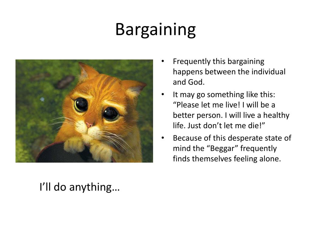 PPT The Five Stages of Grief Kübler Ross Model PowerPoint