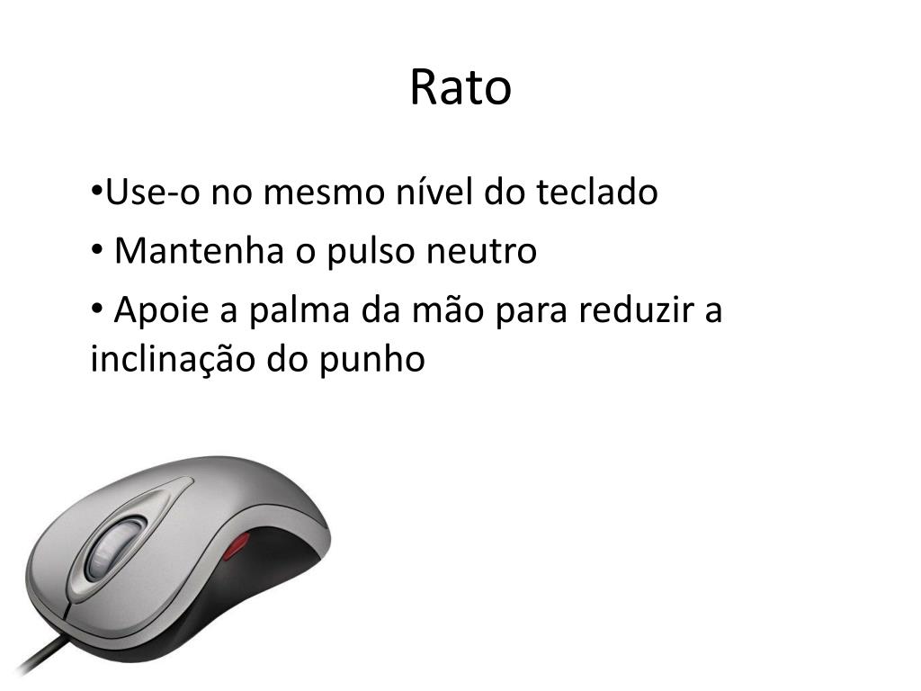PPT Dicas para uma boa ergonomia na Informática PowerPoint