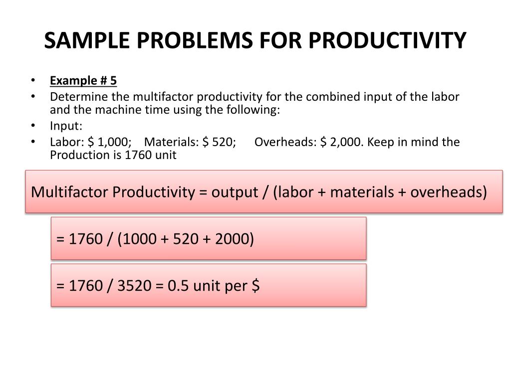 PPT Productivity PowerPoint Presentation, free download ID2822416