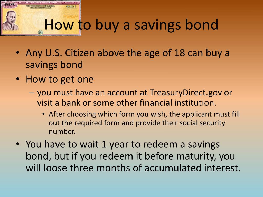 PPT Savings Bonds PowerPoint Presentation, free download ID2822916