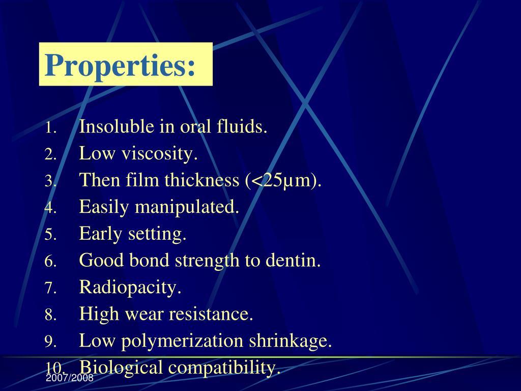 PPT DENTAL CEMENTS PowerPoint Presentation, free download ID2825532