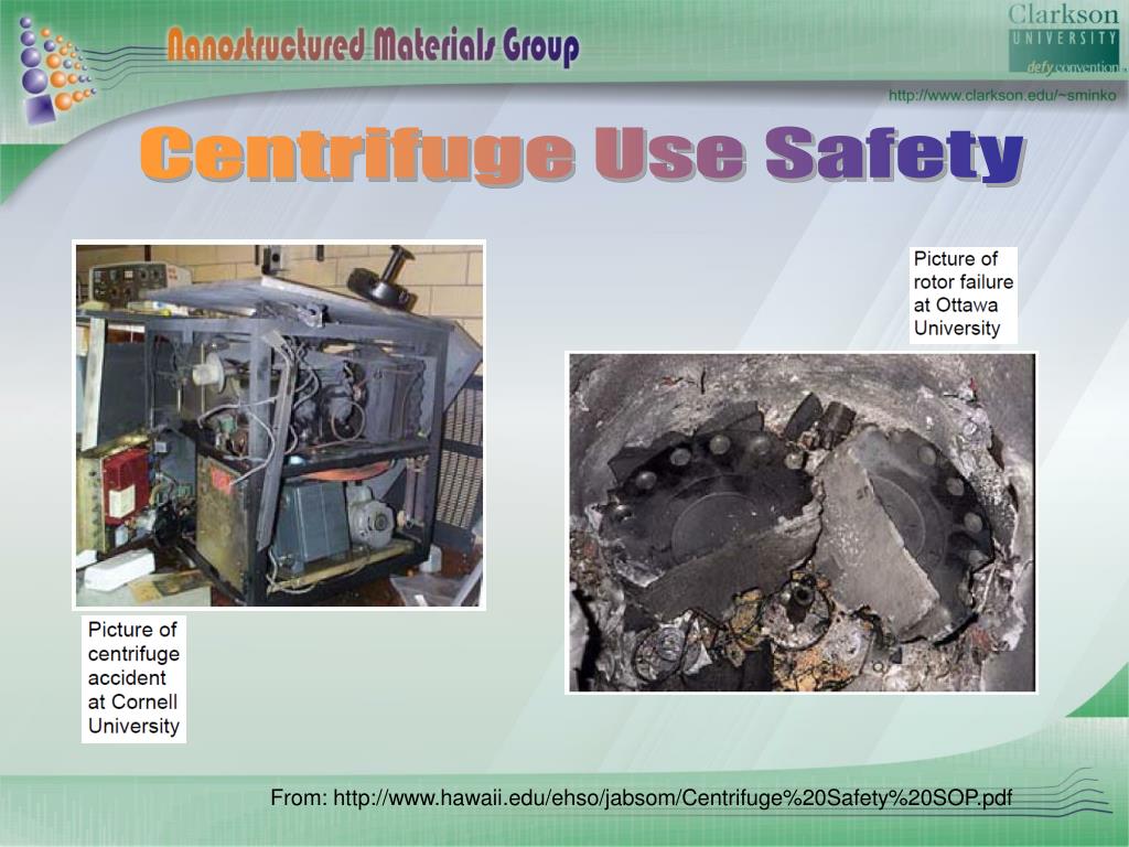 PPT Centrifuge Use Safety PowerPoint Presentation, free download ID