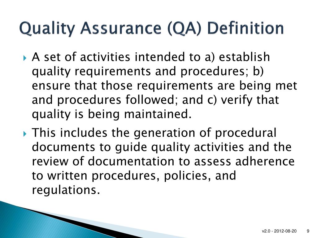 PPT An Introduction to SiteLevel Quality Management within the
