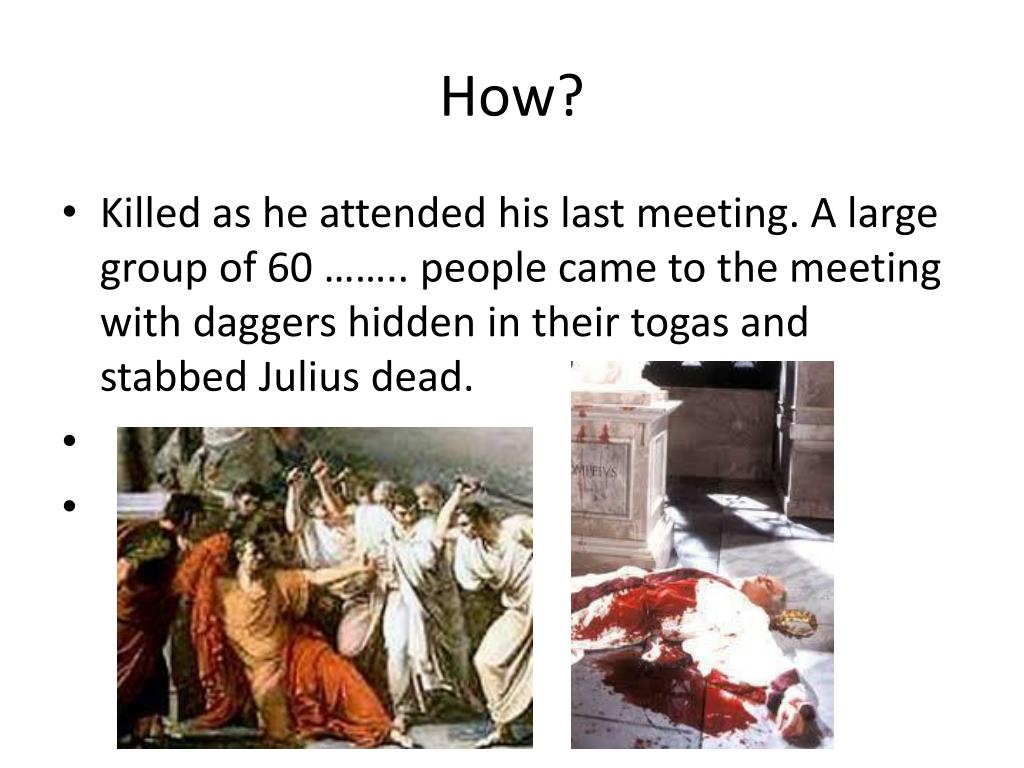 Why was Caesar killed? Answers