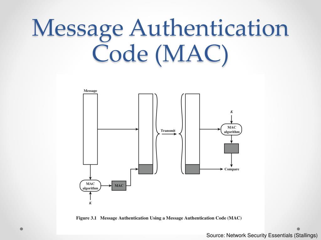 PPT MAC Message Authentication Code PowerPoint Presentation, free