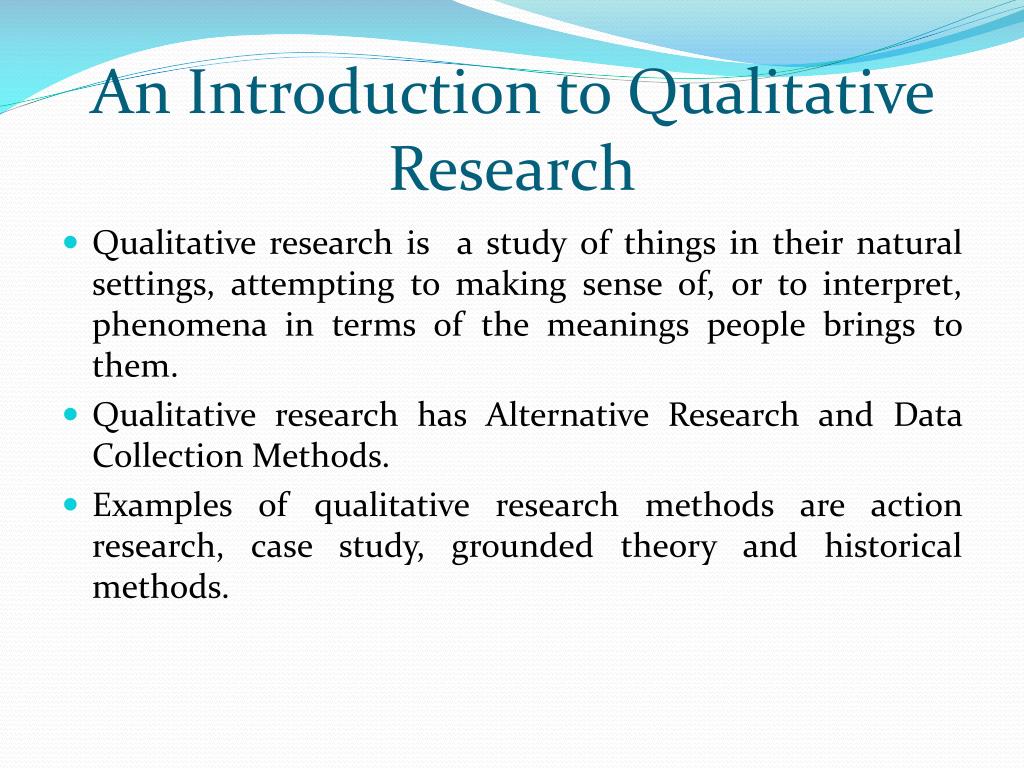 PPT CHAPTER 08 The Qualitative Research Process PowerPoint