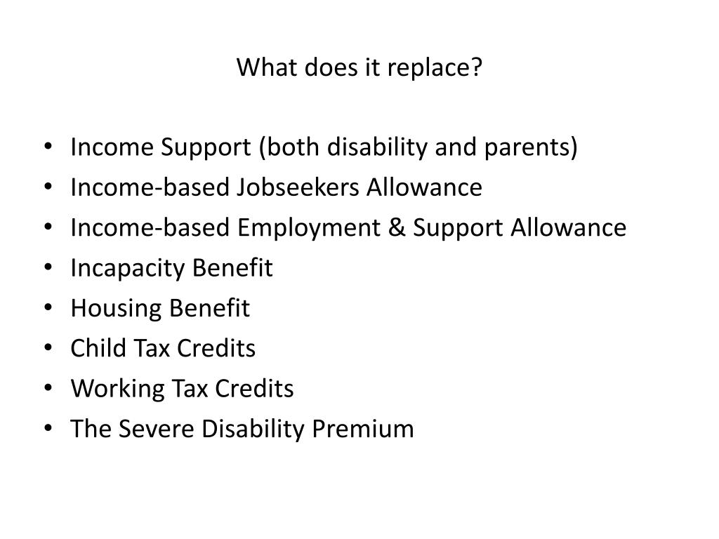 PPT Welfare Reform Universal Credit, the Benefit Cap, Underoccupancy