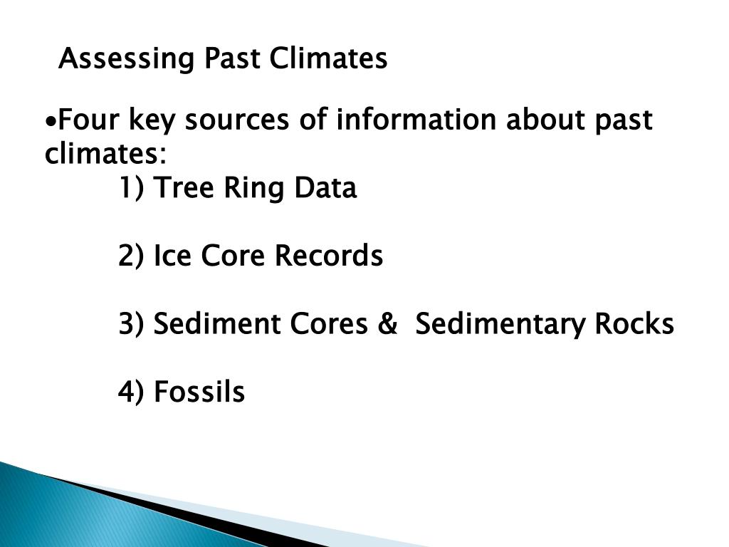 PPT Evidence of Past Climates PowerPoint Presentation, free download