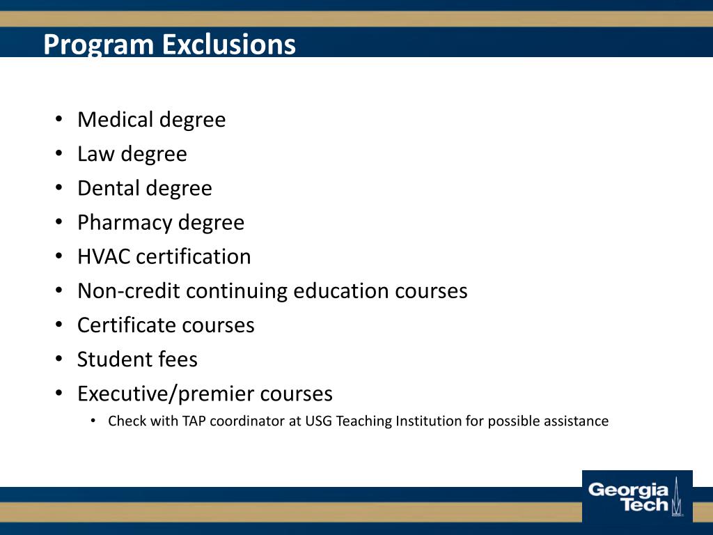 PPT Tech Educational Assistance Programs PowerPoint