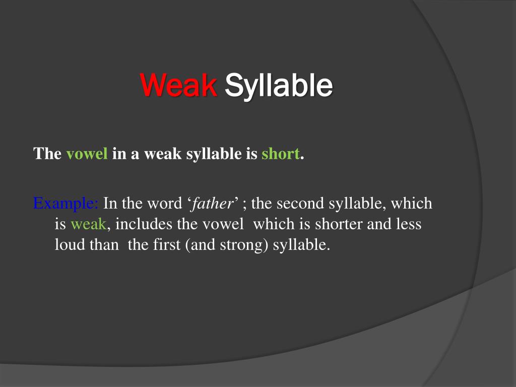 PPT Syllable PowerPoint Presentation, free download ID2833598