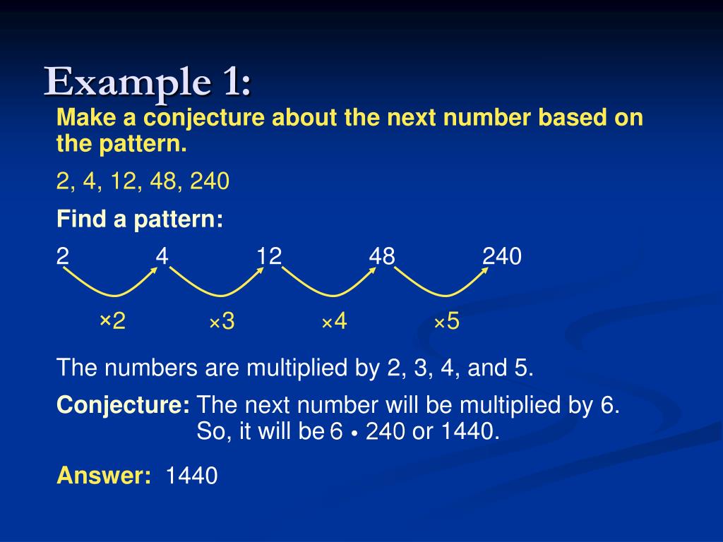PPT 2.1 Use Inductive Reasoning PowerPoint Presentation, free