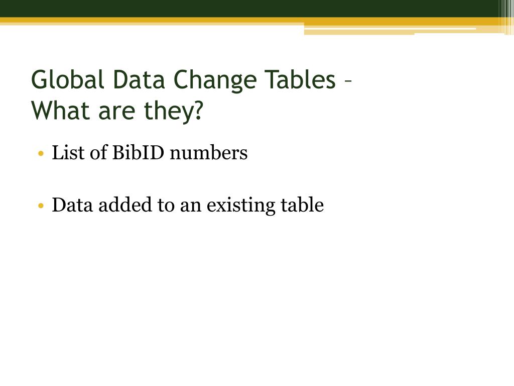 PPT Enhanced Use of Tables PowerPoint Presentation, free download ID2838341