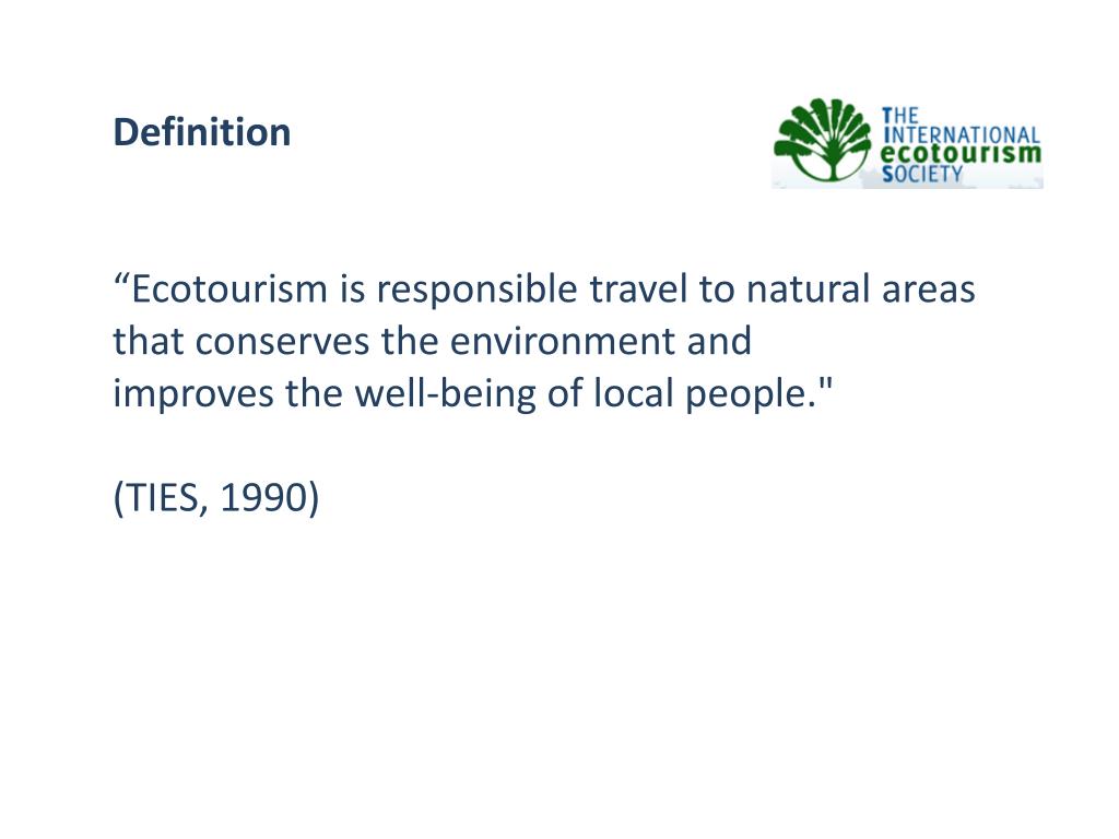 PPT What is Ecotourism? PowerPoint Presentation, free download ID