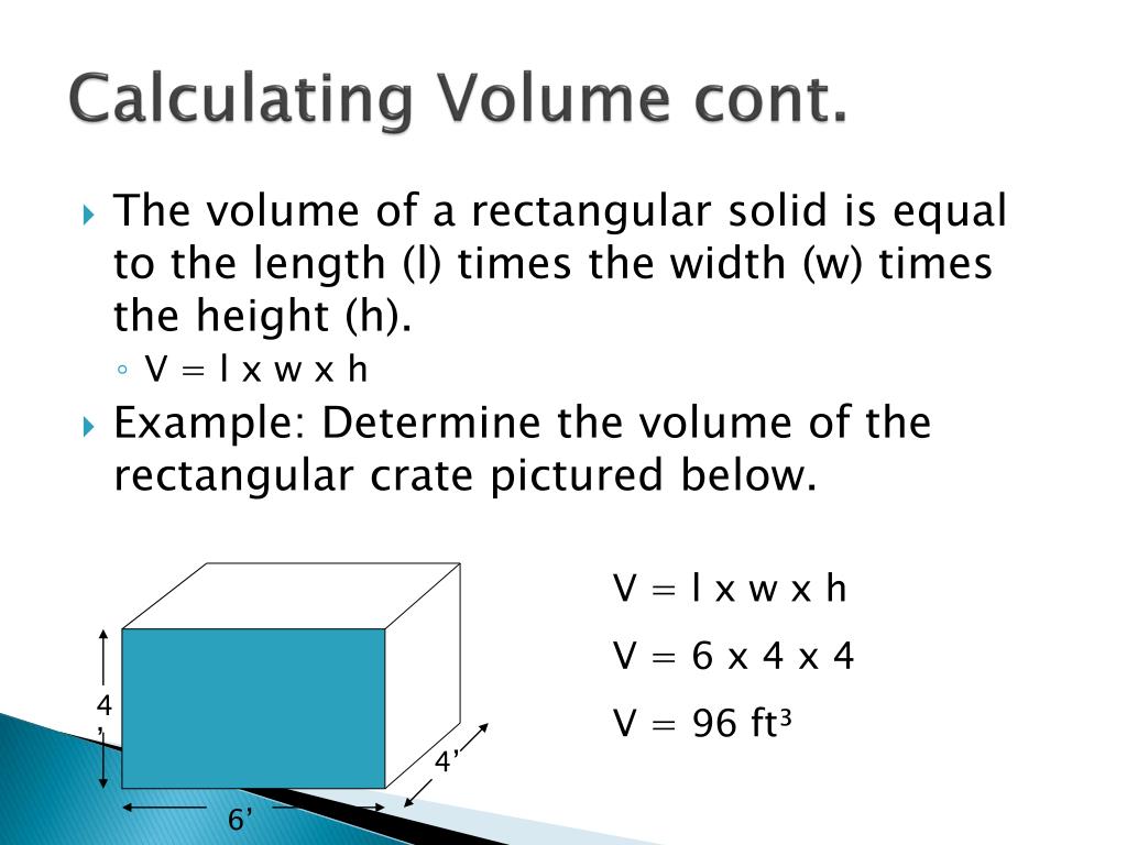 PPT Measurement Area and Volume PowerPoint Presentation, free