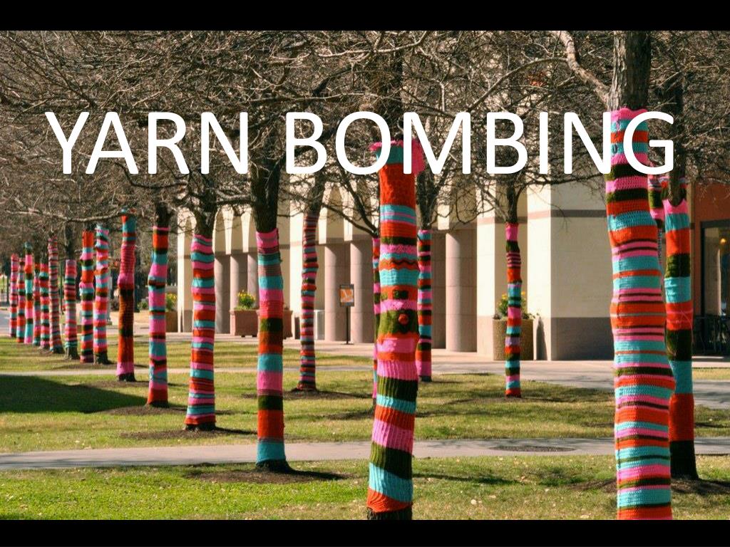 PPT YARN BOMBING PowerPoint Presentation, free download ID2847484