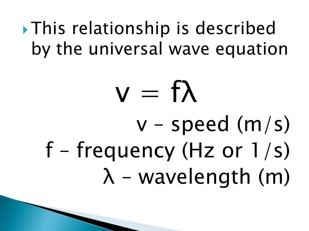 PPT The Universal Wave Equation PowerPoint Presentation, free