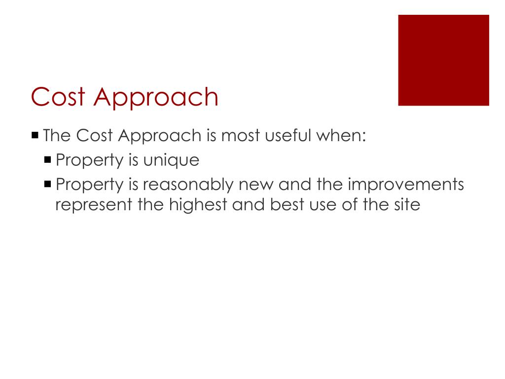 PPT Chapter 14 Cost Approach PowerPoint Presentation, free download