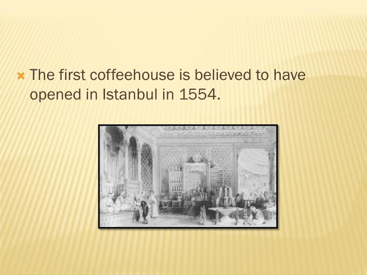 PPT THE HISTORY OF COFFEE PowerPoint Presentation ID2854013