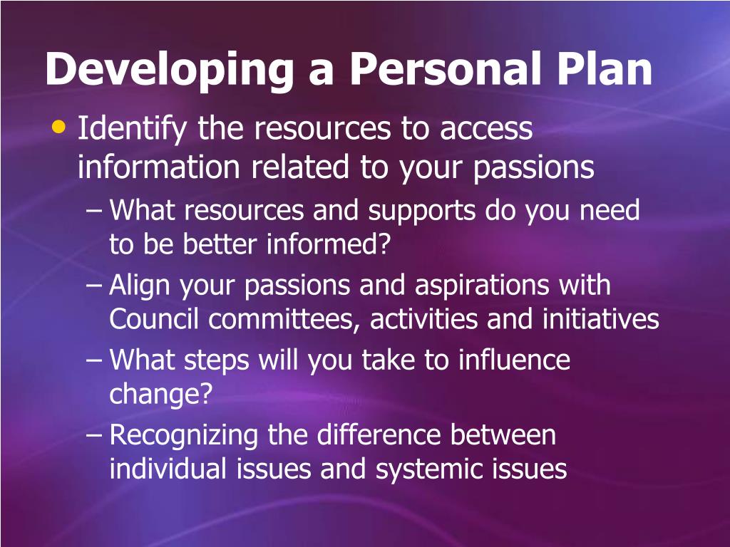 PPT Personal Goals and Aspirations as a Council Member PowerPoint