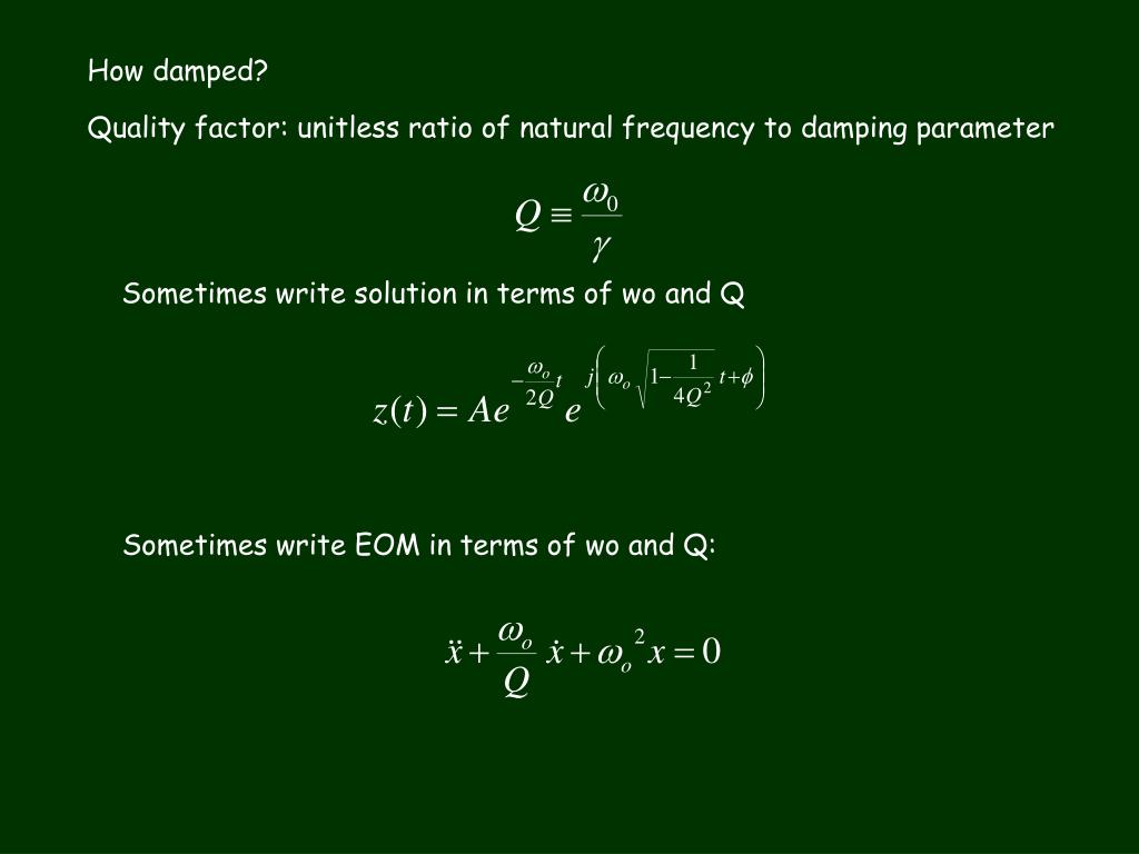 PPT Damped SHM PowerPoint Presentation, free download ID2856131