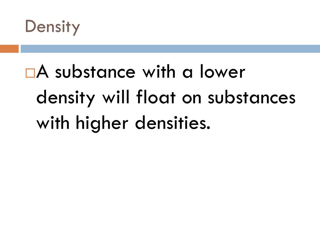 PPT Chapter 8 Density PowerPoint Presentation, free download ID2859346