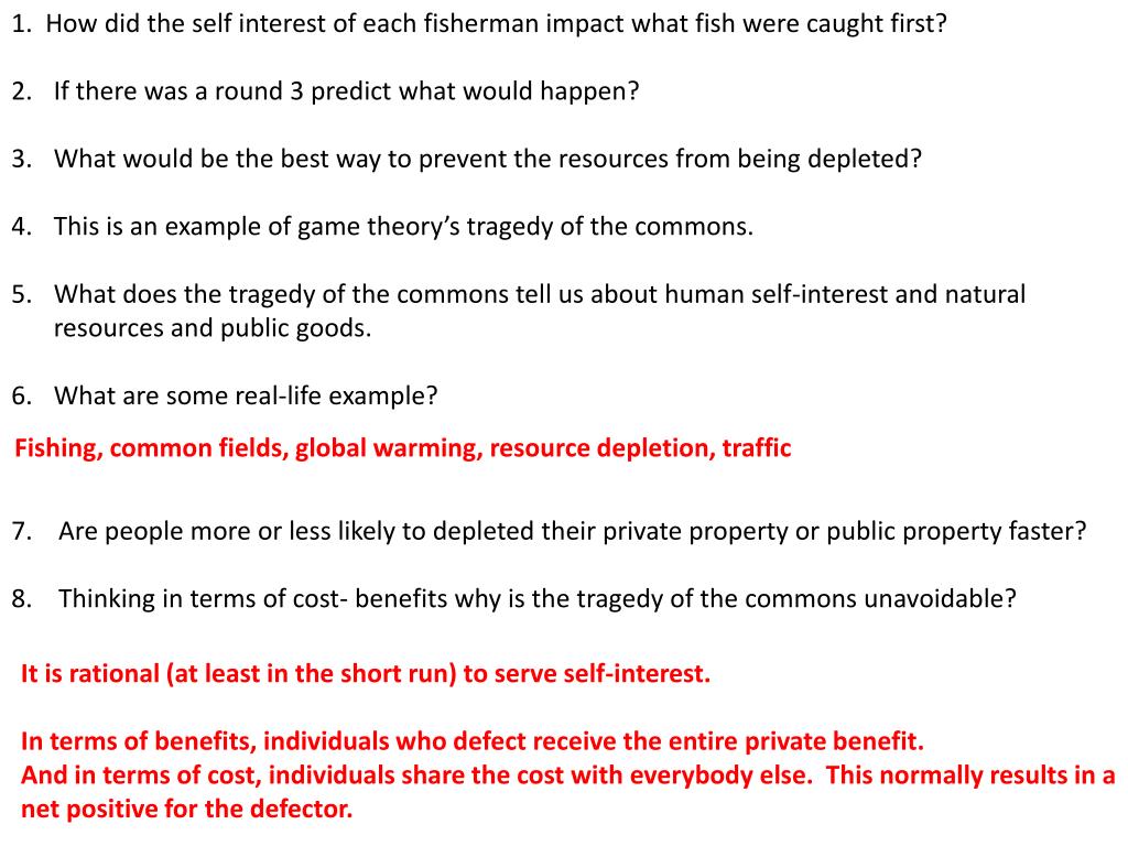 PPT The Tragedy of the Commons PowerPoint Presentation, free download