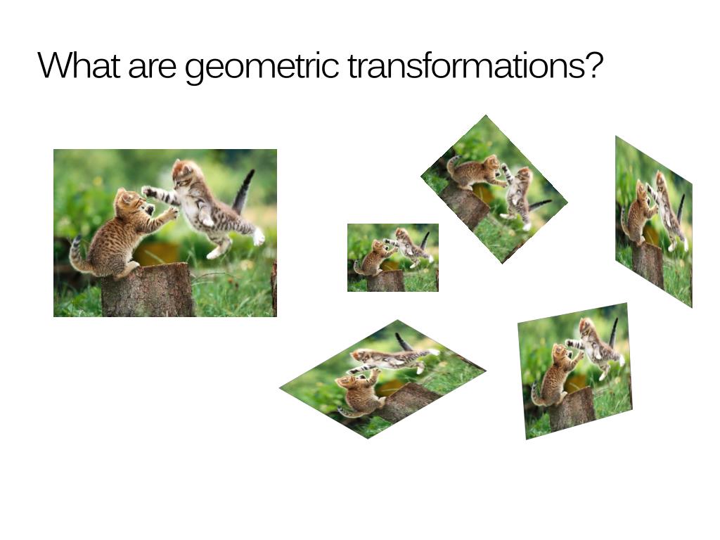PPT Geometric Transformations PowerPoint Presentation, free download