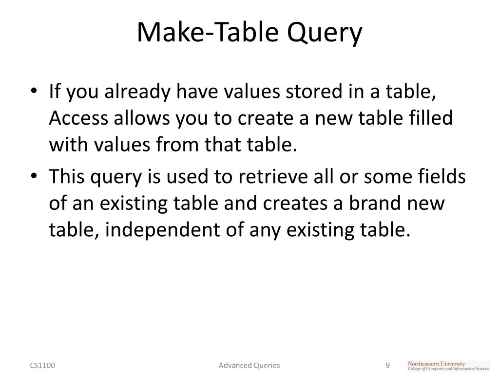 PPT CS1100 Data, Databases, Queries PowerPoint Presentation, free download ID2861240