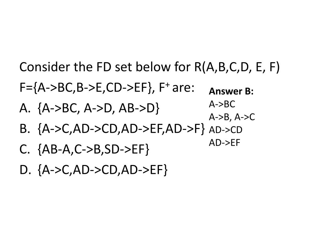 PPT Functional Dependencies PowerPoint Presentation, free download