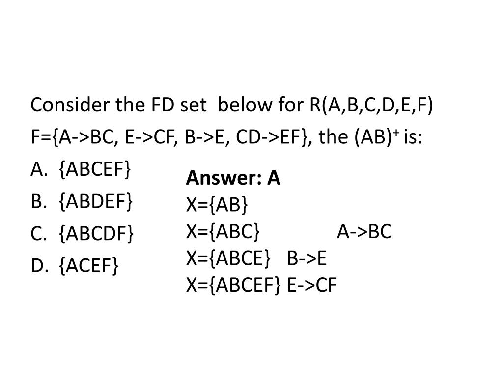 PPT Functional Dependencies PowerPoint Presentation, free download