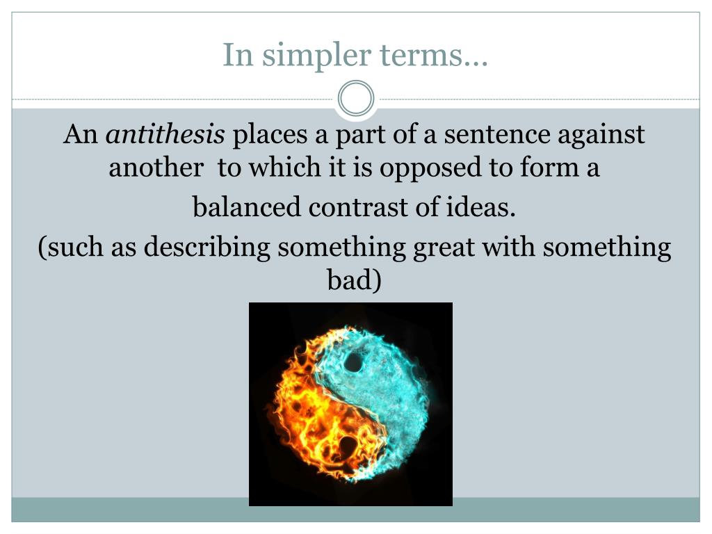PPT Antithesis PowerPoint Presentation, free download ID2863024
