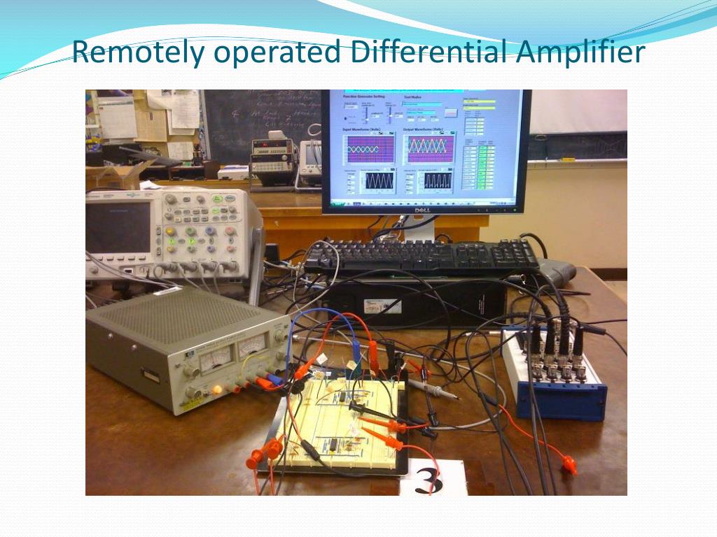 PPT Remote Design, Testing and Evaluation of an Integrated Circuit Differential Amplifier