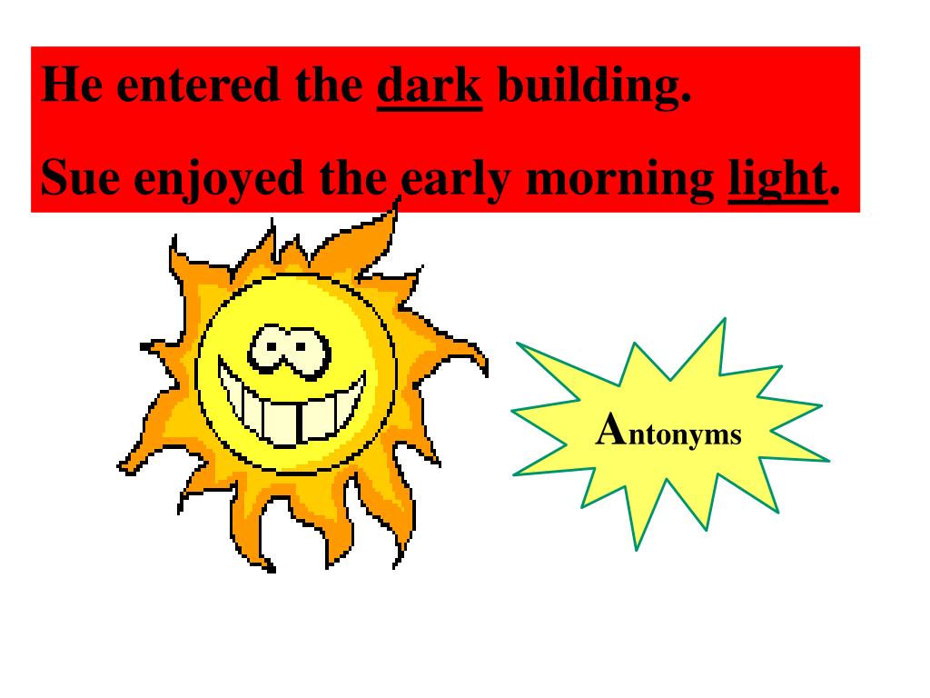 PPT Synonyms and Antonyms PowerPoint Presentation, free download ID