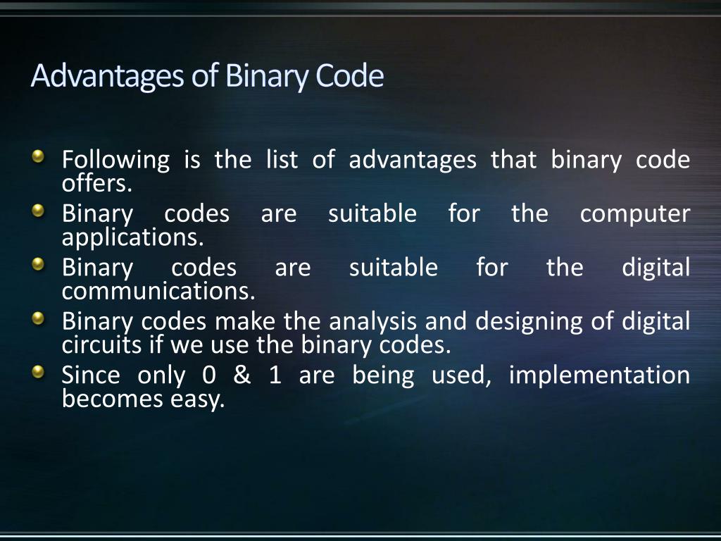 PPT Binary Codes PowerPoint Presentation, free download ID2870690