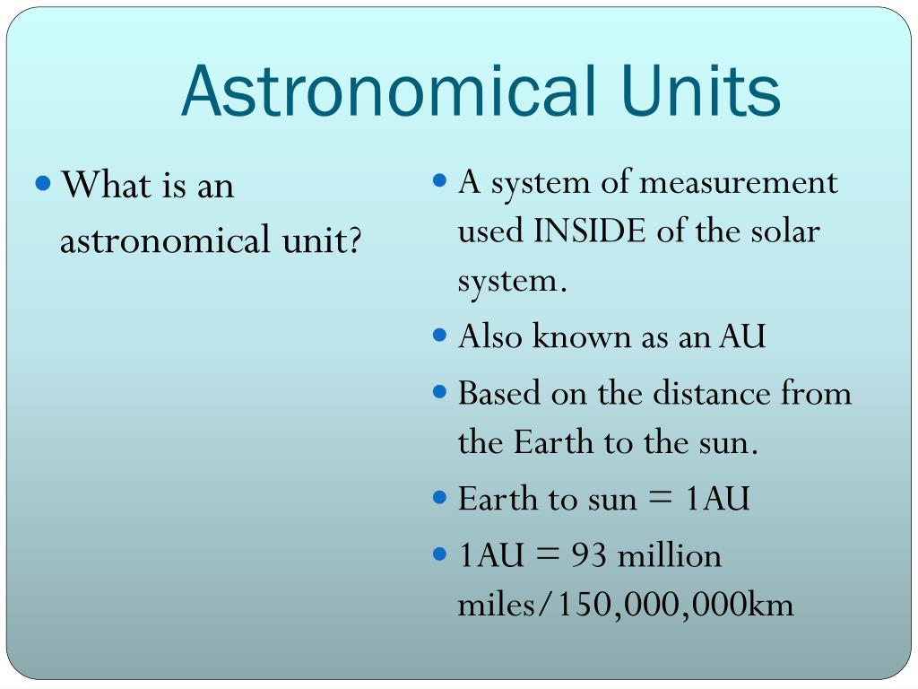 PPT Measuring Distances in Space PowerPoint Presentation, free