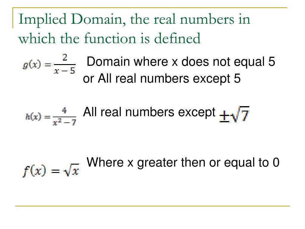 PPT 1.3 Functions PowerPoint Presentation, free download ID2873827