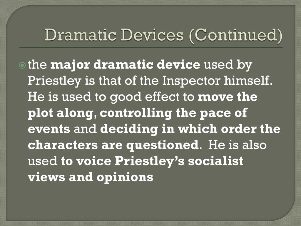 PPT Dramatic Devices PowerPoint Presentation, free download ID2875585