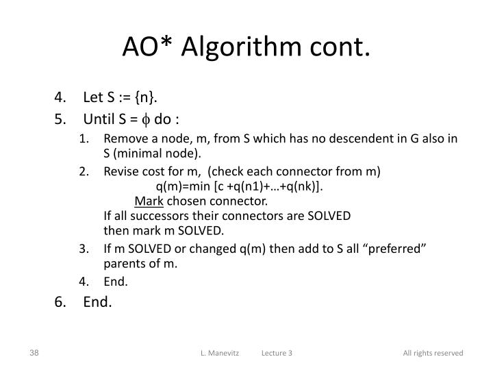 PPT A* and AO* Search Algorithm PowerPoint Presentation ID2875644