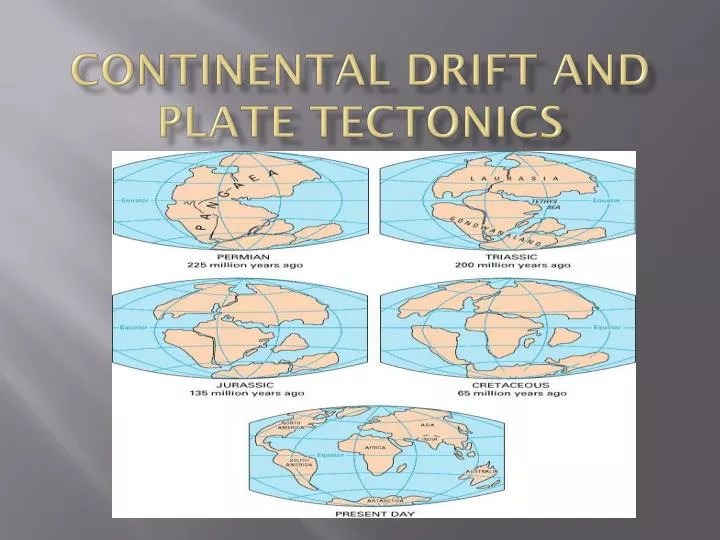 PPT Continental Drift and Plate Tectonics PowerPoint Presentation