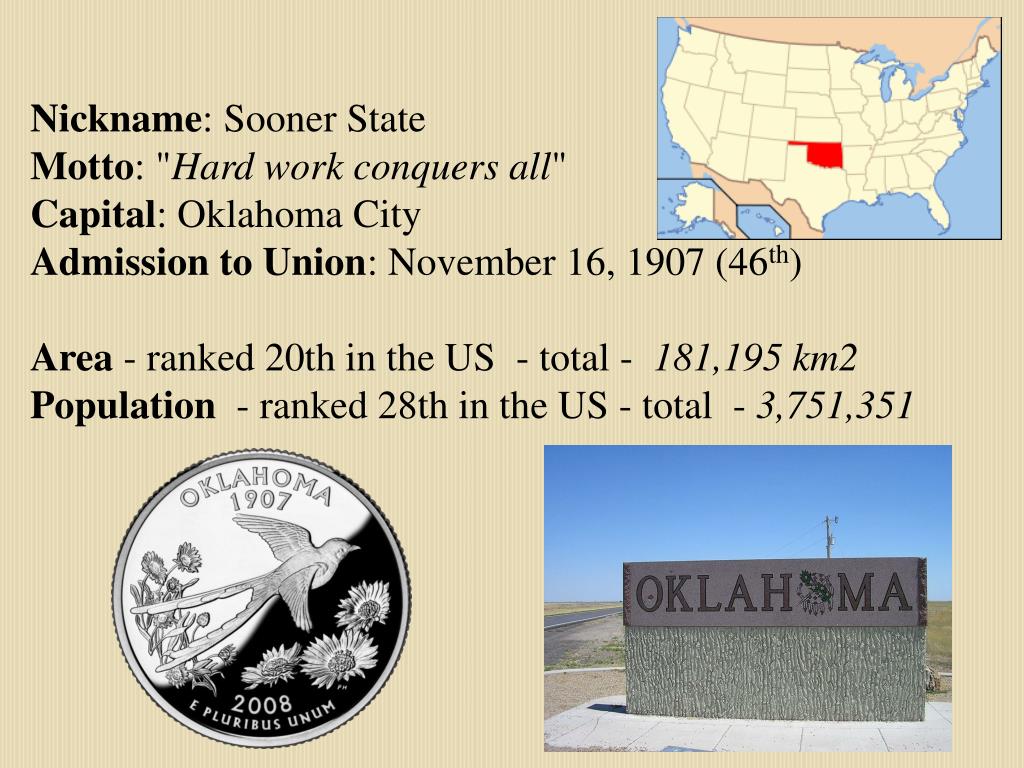 PPT Oklahoma PowerPoint Presentation, free download ID2876457