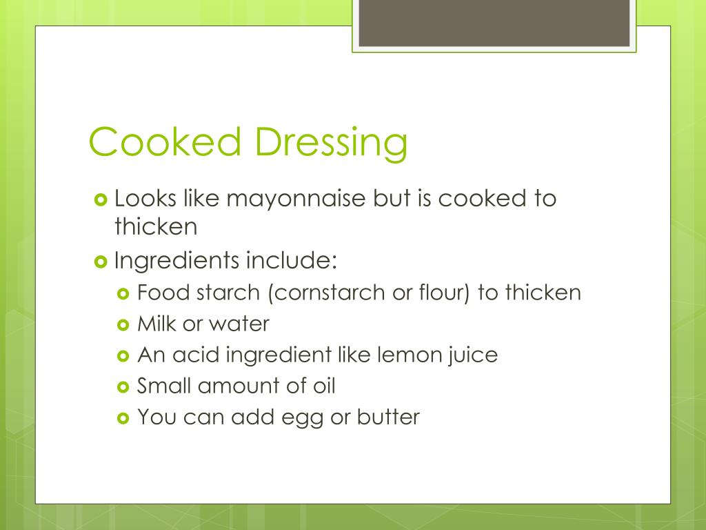 PPT SALAD DRESSINGS PowerPoint Presentation, free download ID2876774