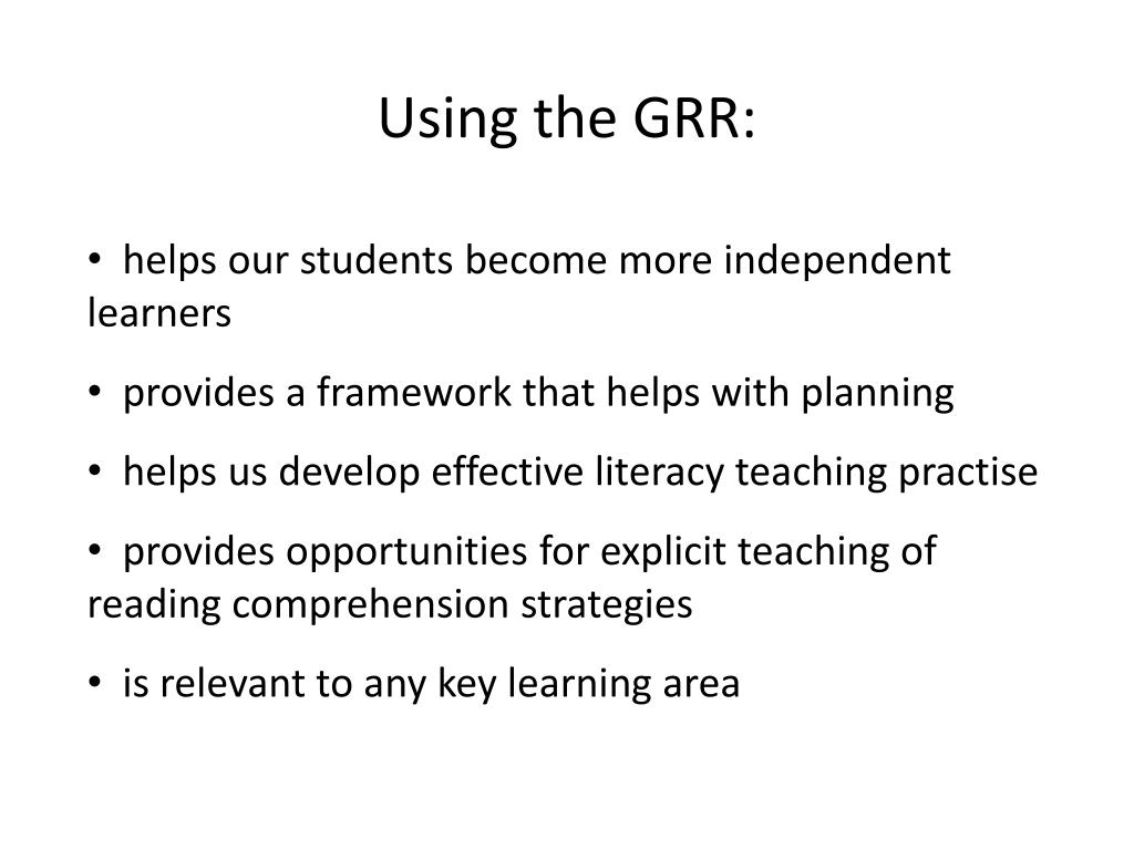PPT Gradual Release of Responsibility PowerPoint Presentation, free
