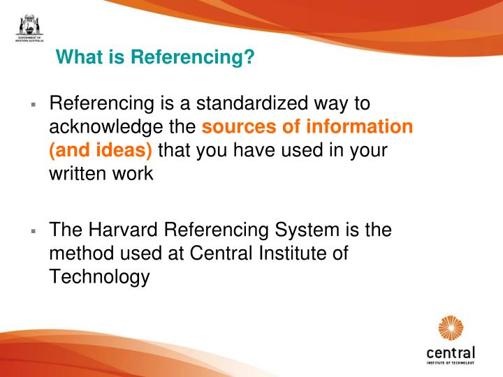 PPT Harvard Referencing PowerPoint Presentation ID2884628