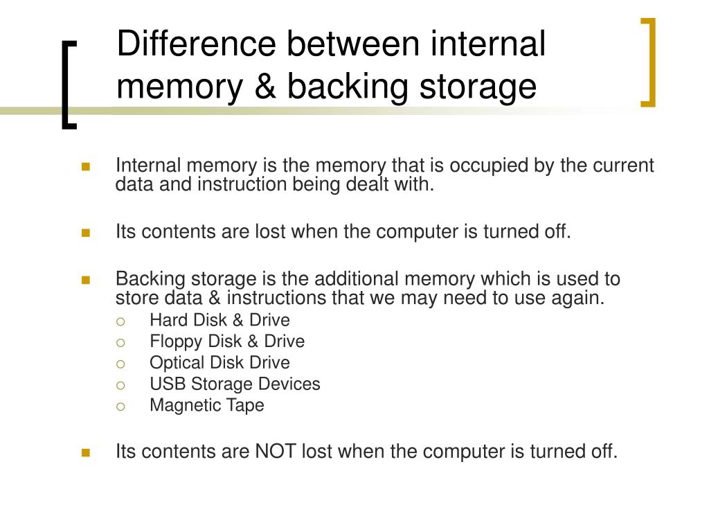PPT Storage Devices and Media PowerPoint Presentation, free download