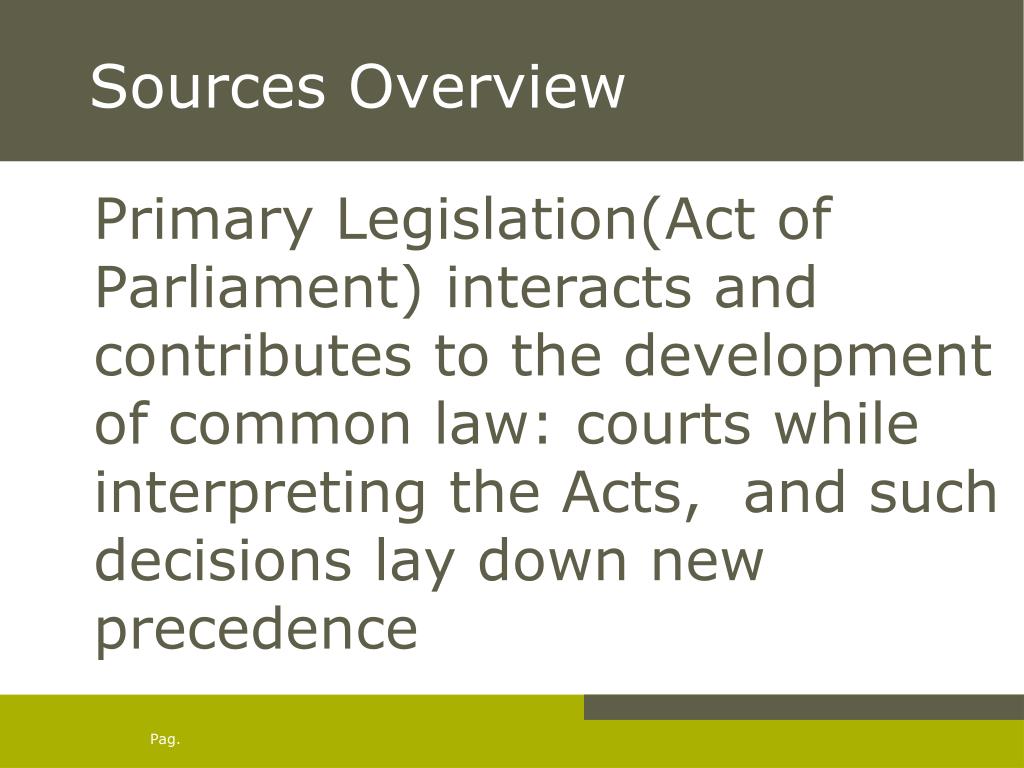 PPT Sources of Law PowerPoint Presentation, free download ID2885472